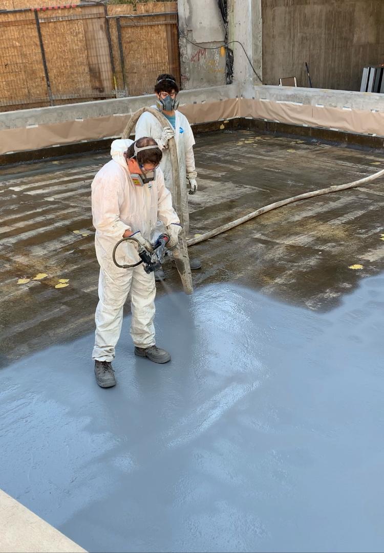 Poliuretano elastomérico, terminación